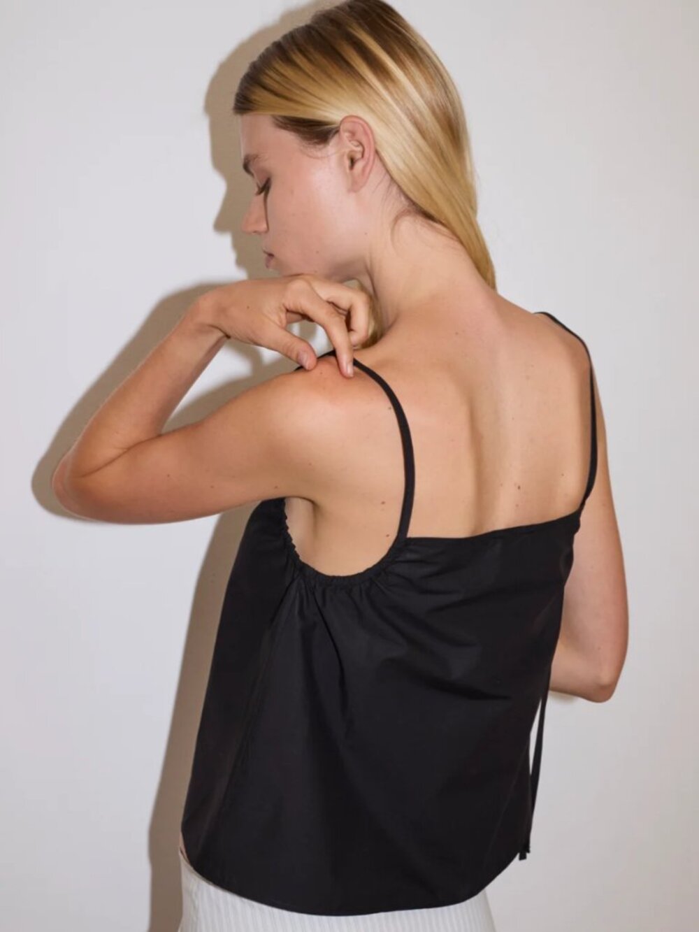 Deiji Studios Gathered Strap Top